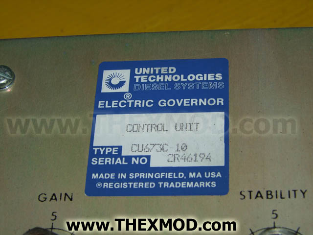 Electric Governor - OD19150 / CU673C-10-2
