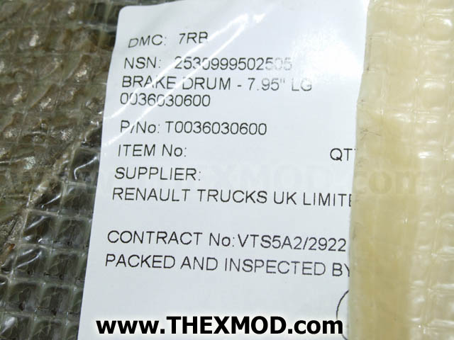 Brake Drum - Rear - 0036030600-2