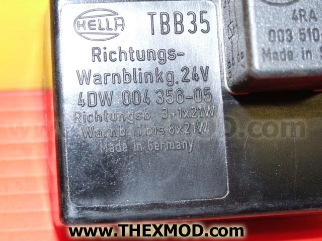 Relay - Flasher Unit - 24 V - Hella - 4DW 004 356-3