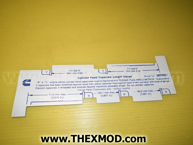 Gauge Profile Cylinder Head - 3823921-2