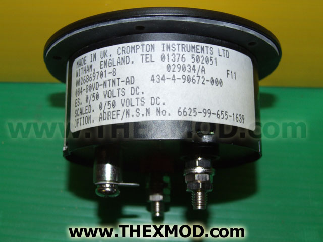 Gauge - Voltmeter - 0 - 50V DC - 65mm -3