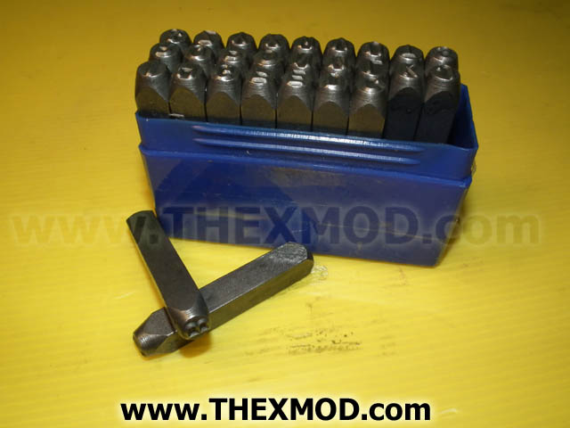 Punch Set - Metal - 6mm - A - Z - H2607-1