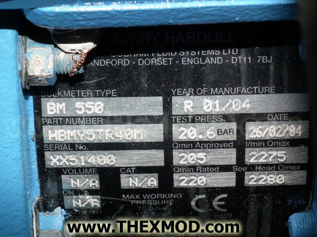 Flowmeter - Avery Hardoll - BM550 - HBMY5TR40M-4