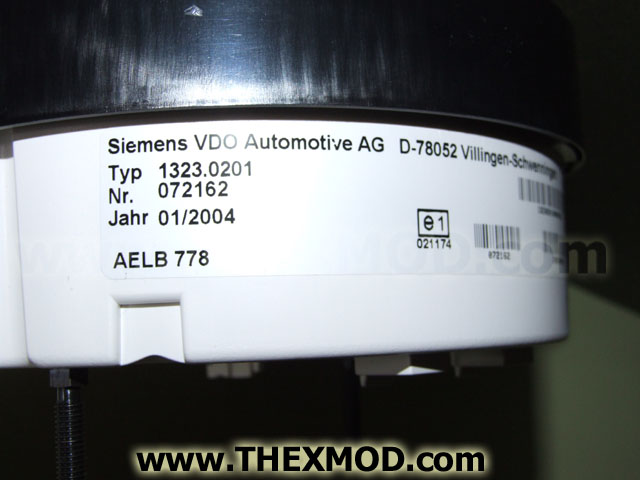 Gauge Speedometer - Siemens E-Tacho 1323-3