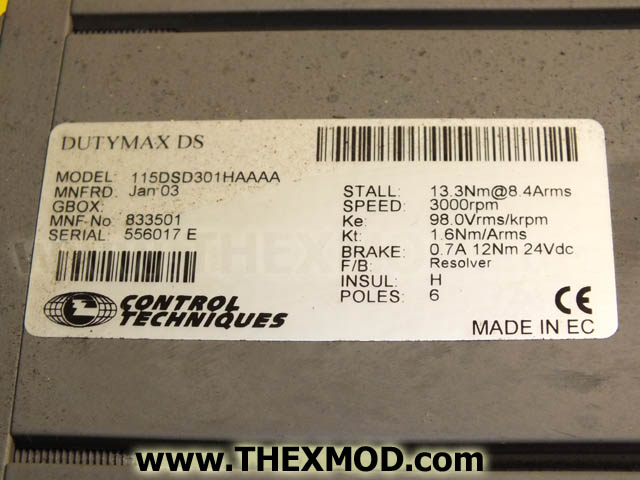 Brushless Motor - Braked - 115DSD301HAAAA-2