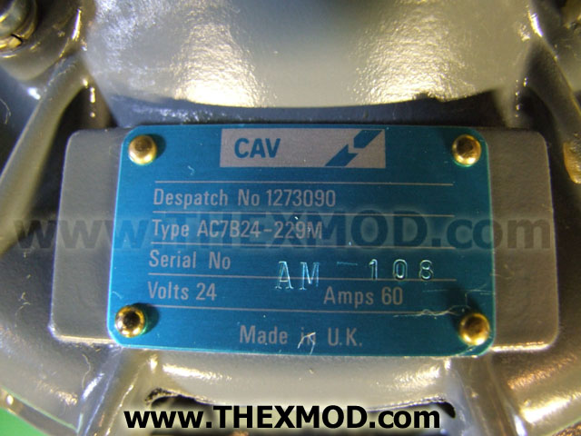 Alternator 24V - 60 AMP - CAV - 589039 / AC7B2422-5