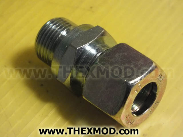 Adaptor - 3/8in bsp male - 43mm Long - FV2060729-1