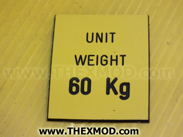 Plate - Unit Weight 60 Kg-1