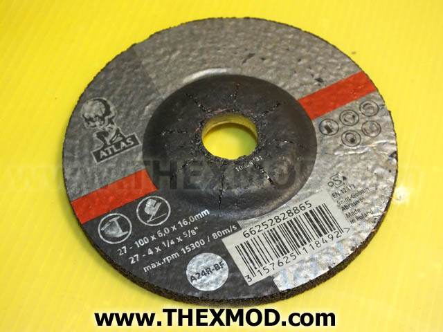 Wheel Abrasive Depressed - 100mm dia - 5mm -A30SBF-1