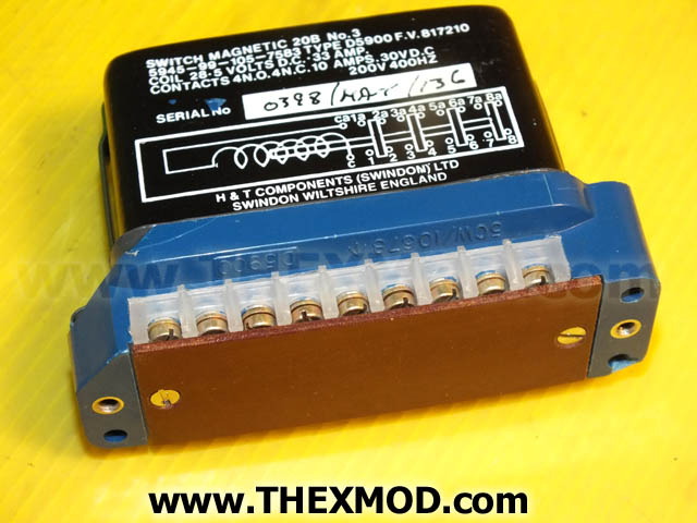 Relay - 10a - 208v ac - 10a - 30v - TYPE 05900-1