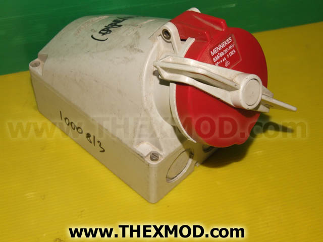 Socket - Panel Mount - 415V - 63A - 4 Pin + Earth-1