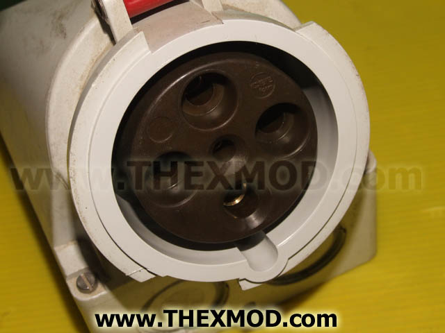 Socket - Panel Mount - 415V - 63A - 4 Pin + Earth-2