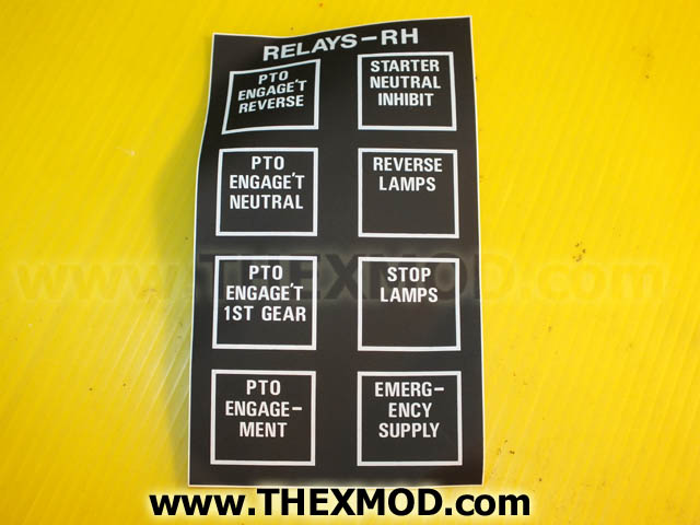 Label - 123mm Long - 70mm wide - MZH1937-1