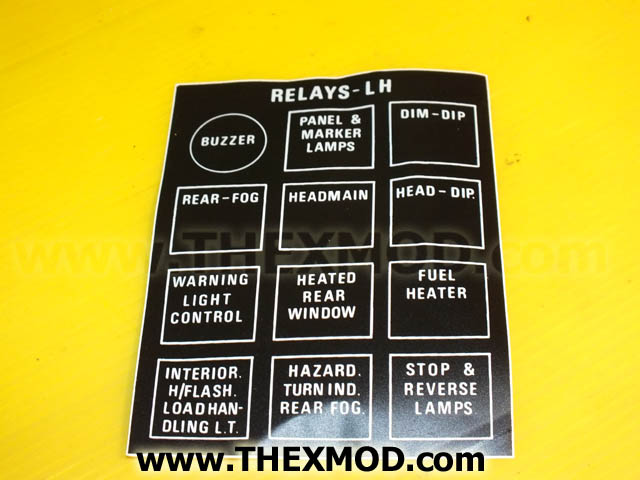 Label Relay - 123mmx95mm - Self Adesive - RDH2384-1