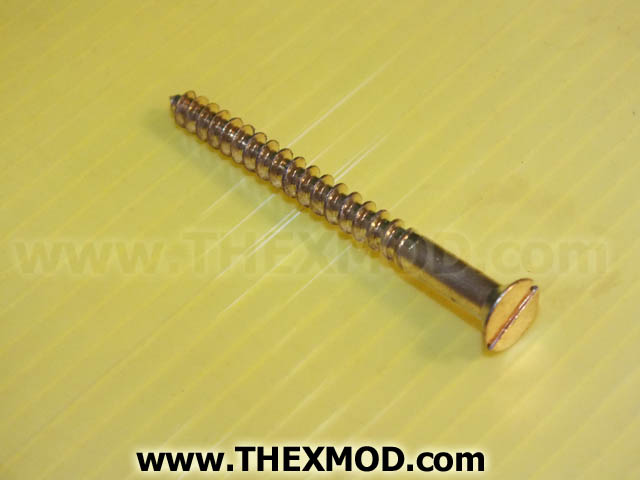 Screw - Brass CSK head - wood 8 x 2in - BS1210-1
