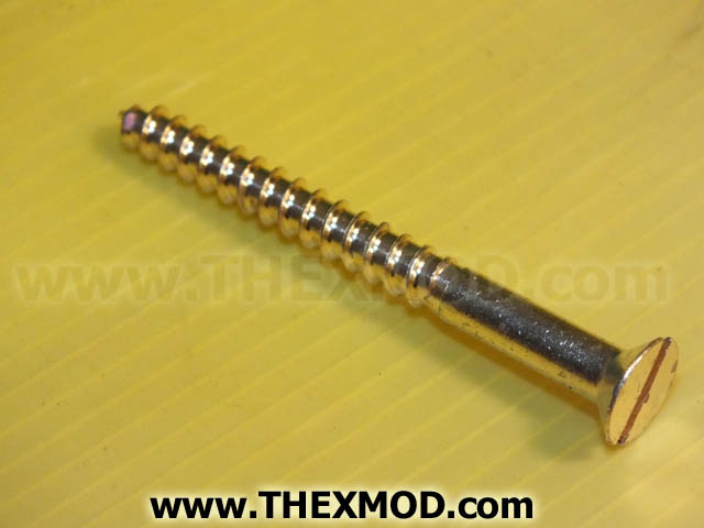 Screw Wood Brass - 12 x 2 1/2in Long - BS1210-1