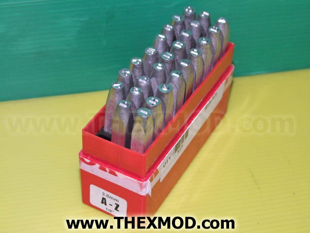 Punch Set - Metal - 3mm - A - Z-1
