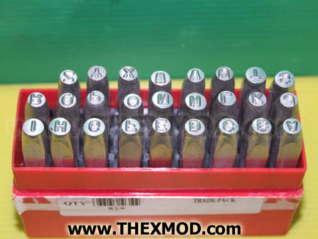 Punch Set - Metal - 3mm - A - Z-2