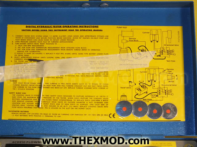 Hydraulic Tester - Flow Rate Indicating --3