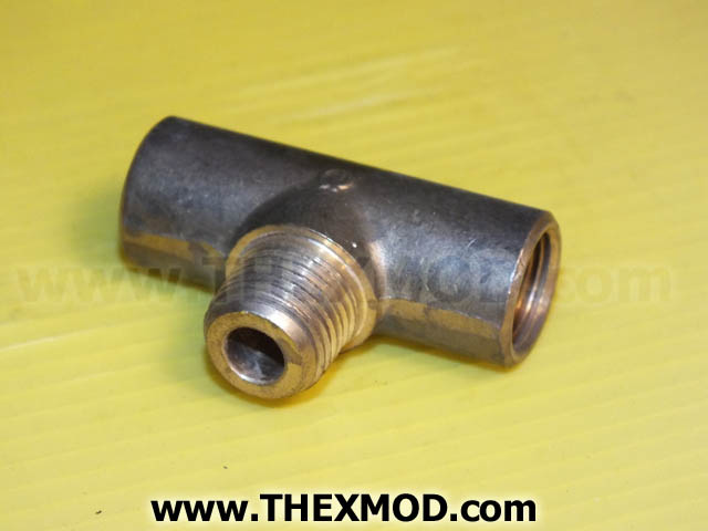 Tee Pipe to Tube Brass - 1/2in - 24tpi - AS51680-1