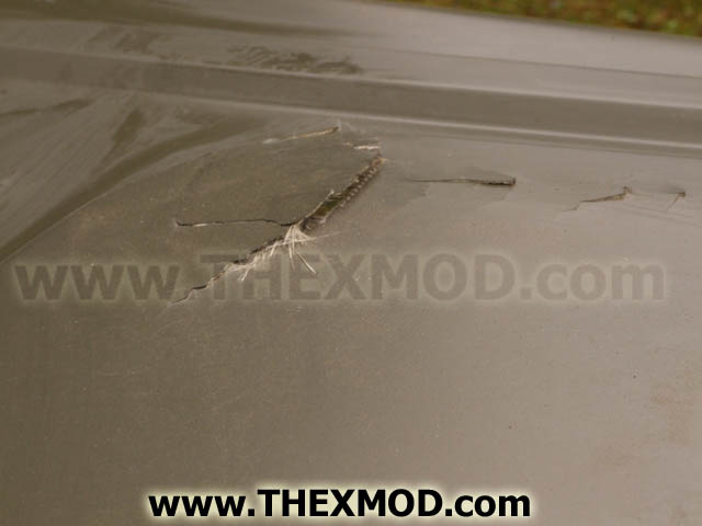 Panel - Roof - Fiber Glass -  Damaged-6