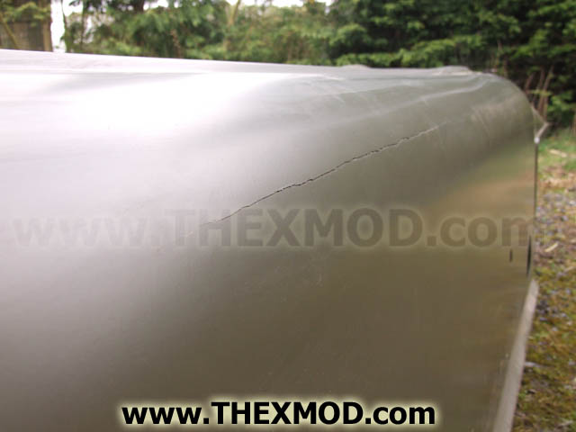 Panel - Roof - Fiber Glass -  Damaged-7