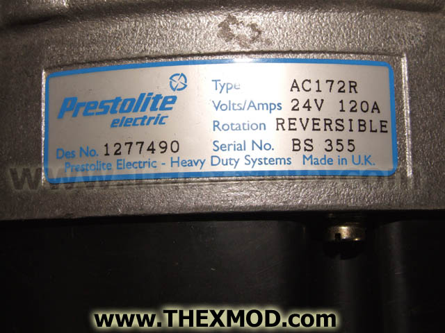 Alternator 24V - 120 AMP - 1277490 / AC172R-5
