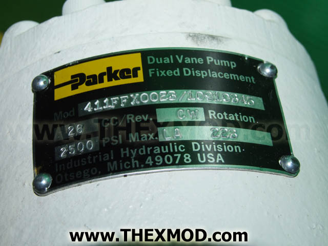 Pump - Hydraulic - Dual Vane Pump - Parker -2
