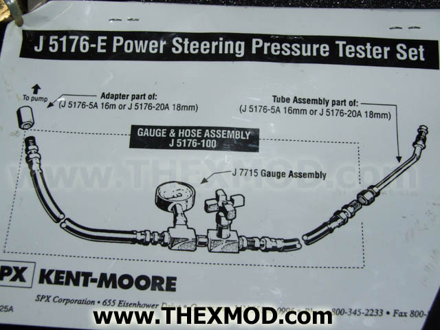 Kit - Test - Power Steering - J5176-E-4