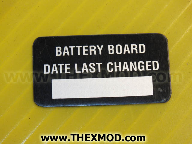 Label - Alumin Alloy - Battery Board - A2N21008908-1