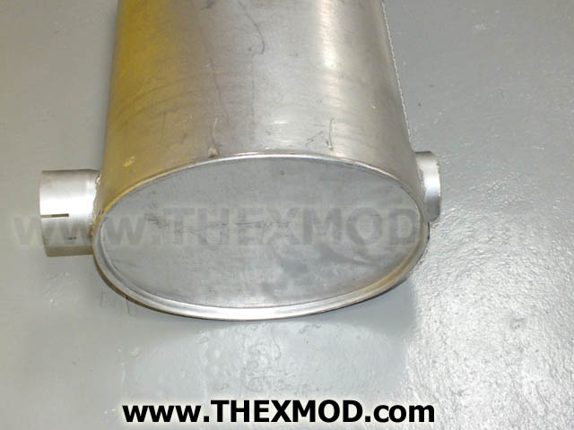 Muffler - Exhaust - 695mm x 333mm x 257mm 91066400-2