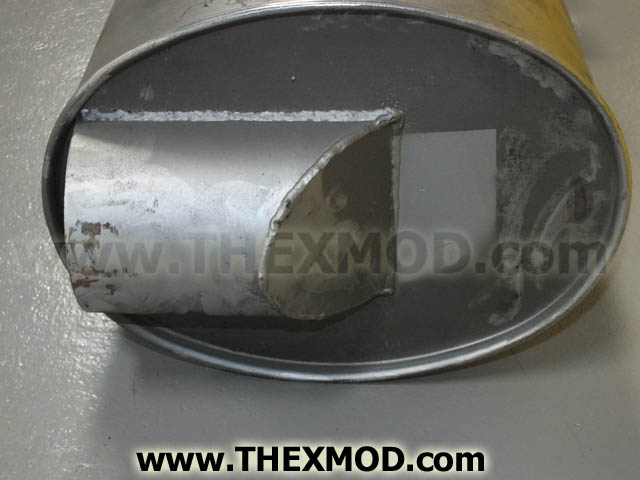Muffler - Exhaust - 695mm x 333mm x 257mm 91066400-3