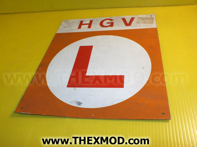 Sign - HGV L - CWL/HGV-1