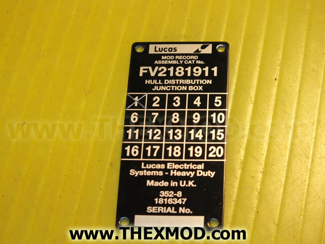 Plate Identification - 57mm x 27mm - 6041-366-1