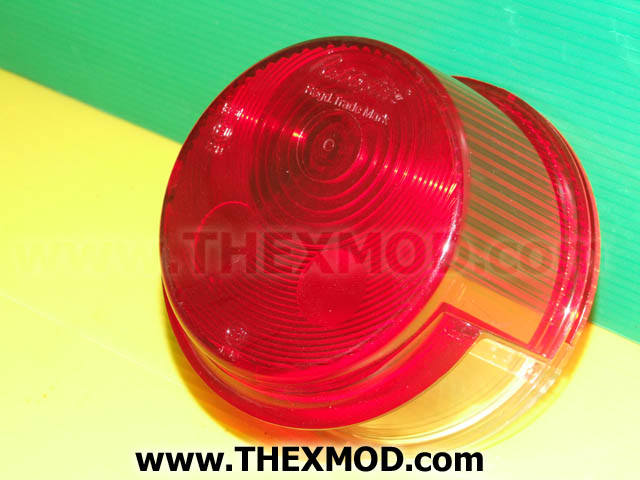 Lens - Red - With Clear Window - Rubbolite - 1650-1