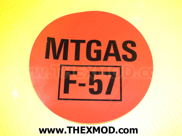 Label - MT GAS - 6 IN DIA F57 DEFSTAN 05-52-1