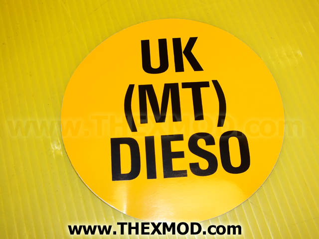 Label - UK (MT) DIESO - 6 in - DEFSTAN 05-52-1