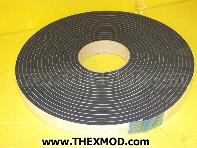 Rubber Strip - AD/BKD NEOP 25 mm x 6 mm - Per Meter-1