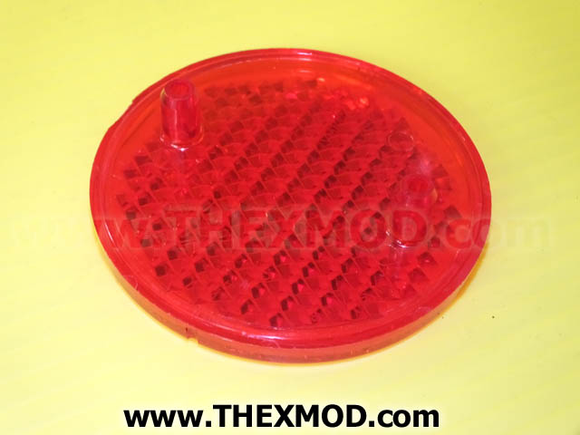 Lens - Red Round - Renault 5001001407-2