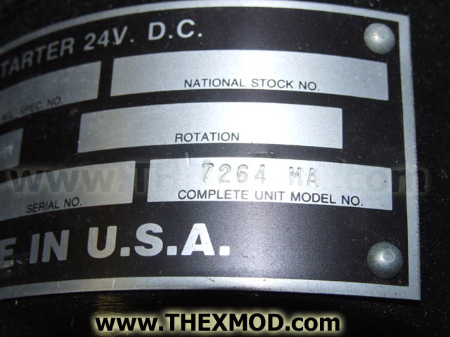 Motor Starter - 24V - M0017264ME / 7264ME-3