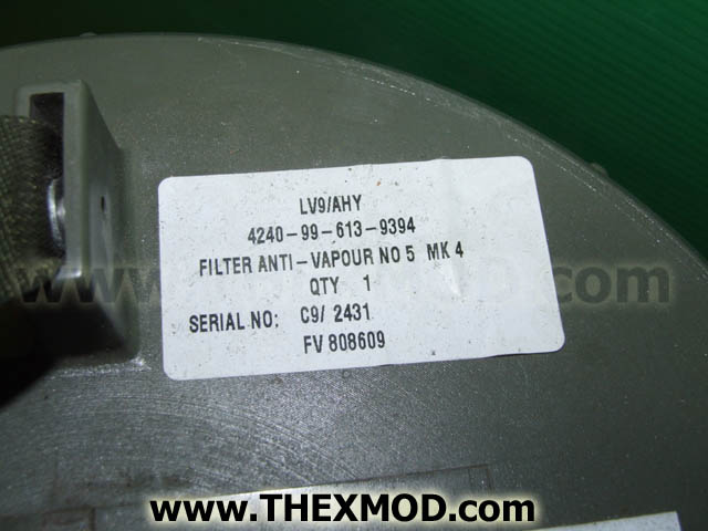 Filter - Gas Particulate - NBC No. 5 MK. 4 - FV80-2
