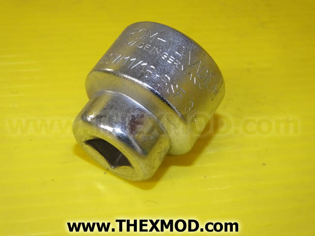 Socket - 11/16 BSW - 1/2 In Drive - Chrom-Vanadium -2