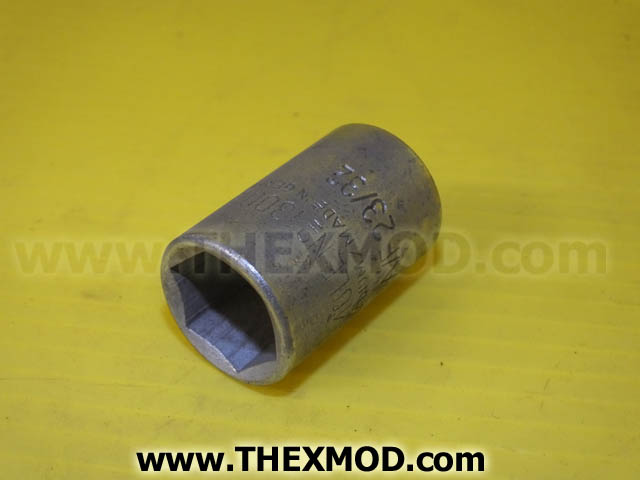 Socket - 23/32 A/F - 1/2 Inch Dr - Schmole No1300 -1