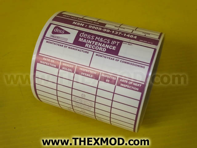 Labels - Fire Extingusher Mainternance - 70-2599-1