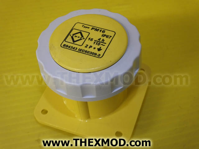 Connector - 3 pin - 16A - 110V ac - 73-015-1