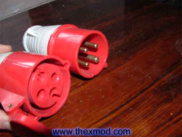 Connector - 3 Phase - 32 Amp - Male+Female-2