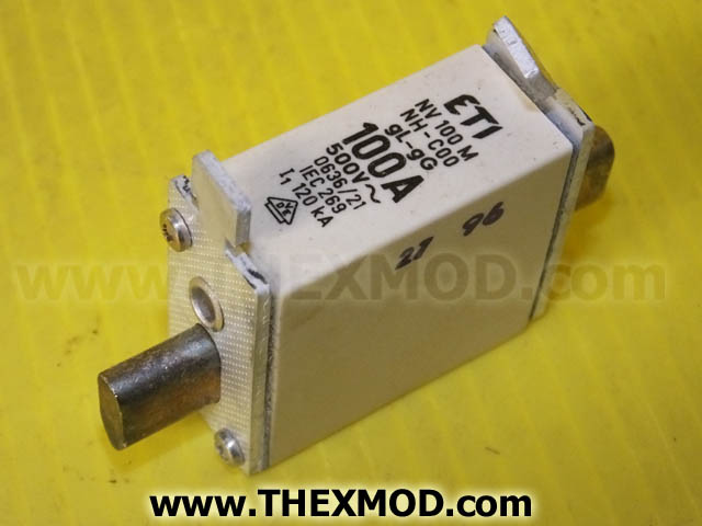 Fuse 500V - 100A - ETI NV 100 M NH-C00-1