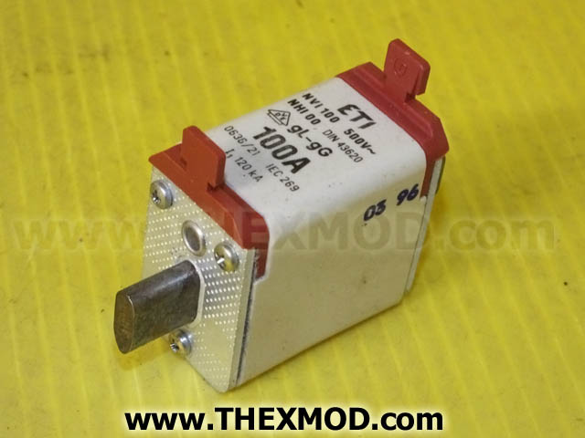 Fuse 500V - 100A - ETI NVI 100 DIN 43620-1