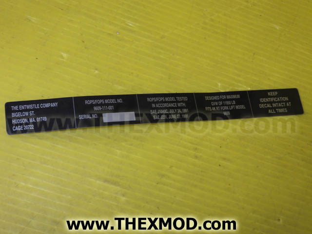 Plate - 9609-971-001-1