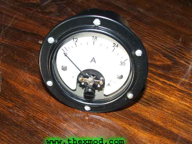 Gauge -  Ammeter  - 0 - 30 AMPS 230V-1